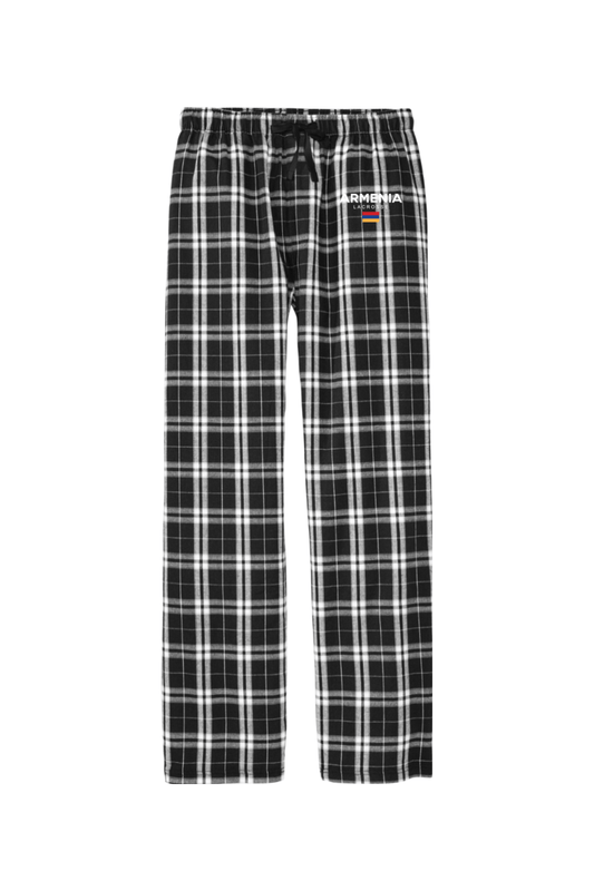 Armenia Lacrosse Adult Men's Flannel Plaid Pants Signature Lacrosse