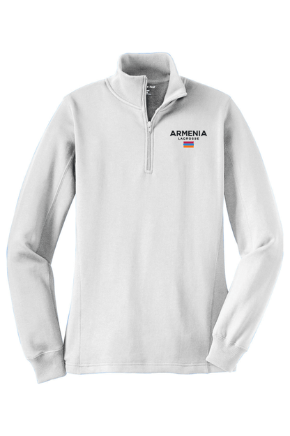 Armenia Lacrosse Adult Women's Embroidered Quarter-Zip Pullover Signature Lacrosse