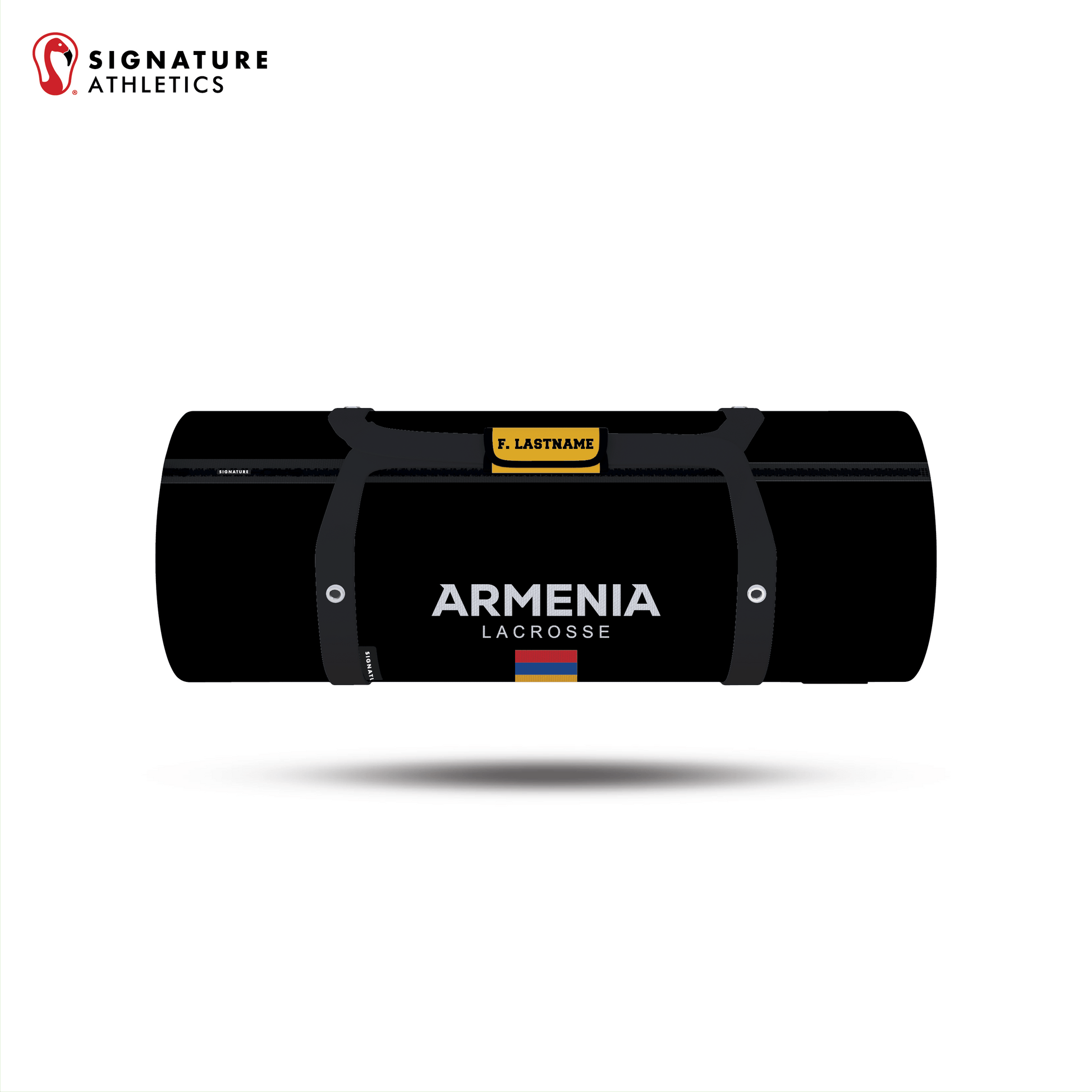 Armenia Lacrosse Customizable Large Equipment Duffel Bag Signature Lacrosse