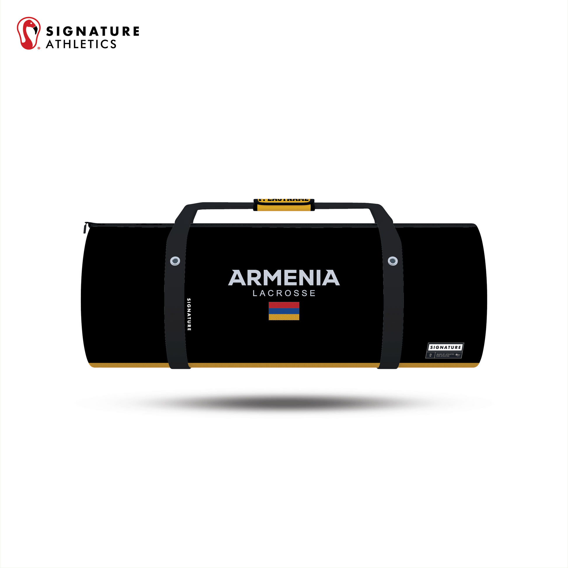 Armenia Lacrosse Customizable Large Equipment Duffel Bag Signature Lacrosse