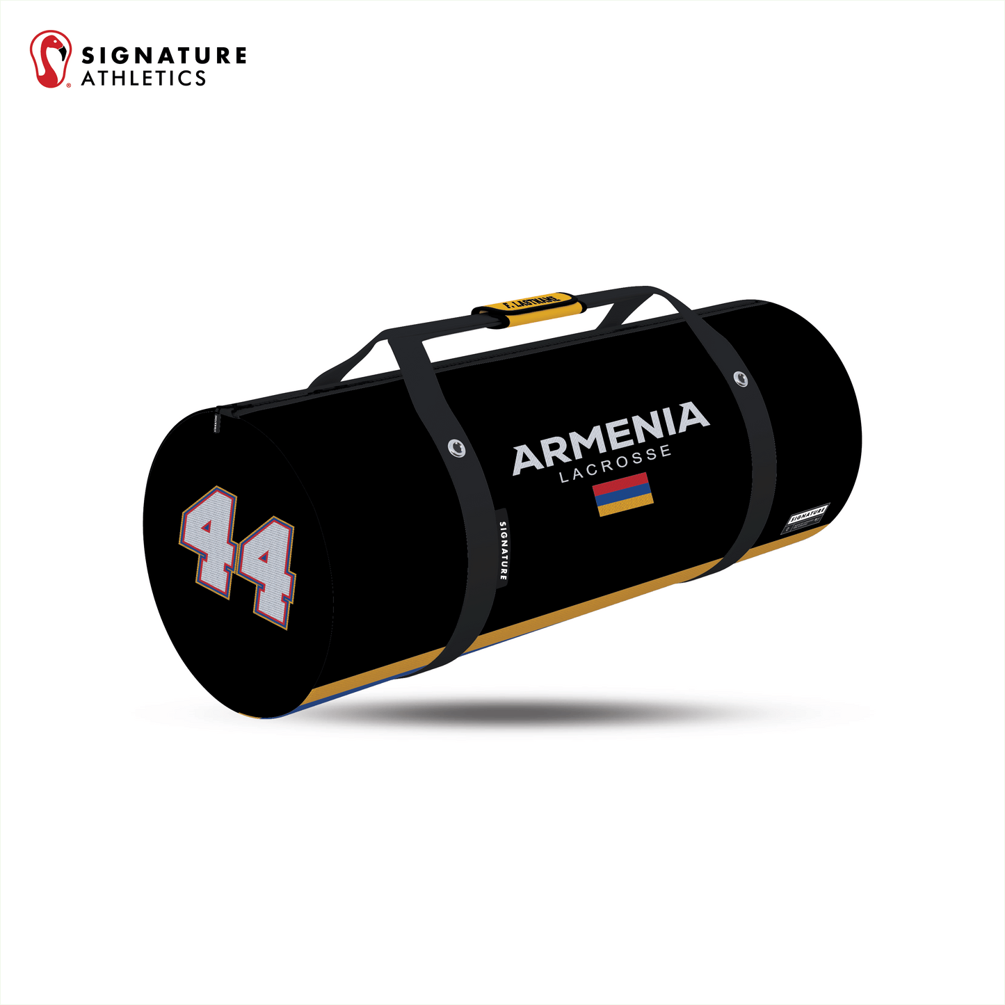 Armenia Lacrosse Customizable Large Equipment Duffel Bag Signature Lacrosse