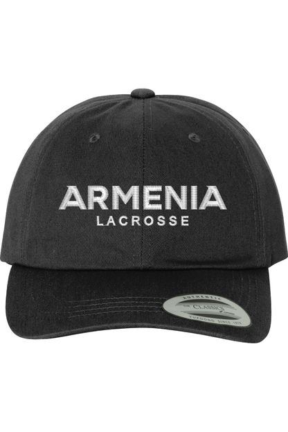 Armenia Lacrosse Embroidered Dad Hat Signature Lacrosse