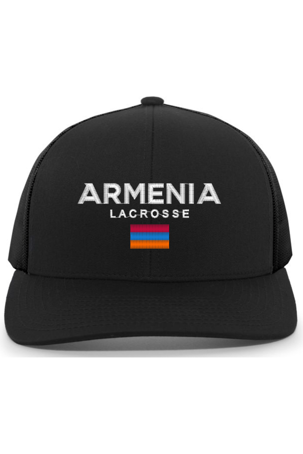 Armenia Lacrosse Embroidered Trucker Hat Signature Lacrosse