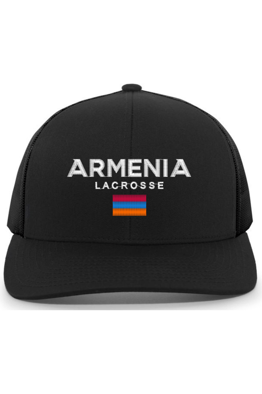 Armenia Lacrosse Embroidered Trucker Hat Signature Lacrosse