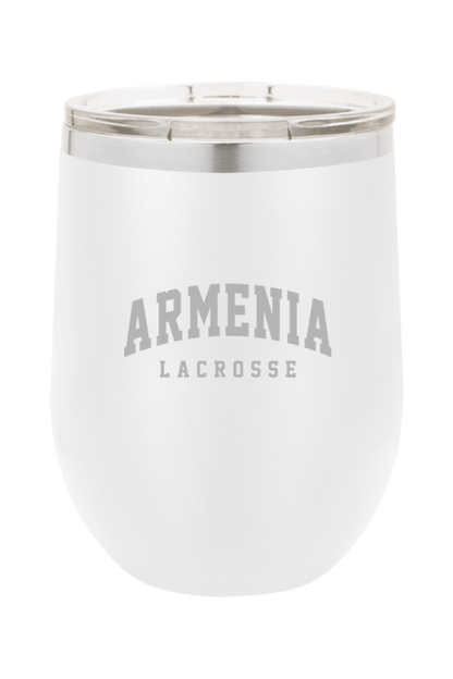 Armenia Lacrosse Insulated Wine Tumbler Signature Lacrosse