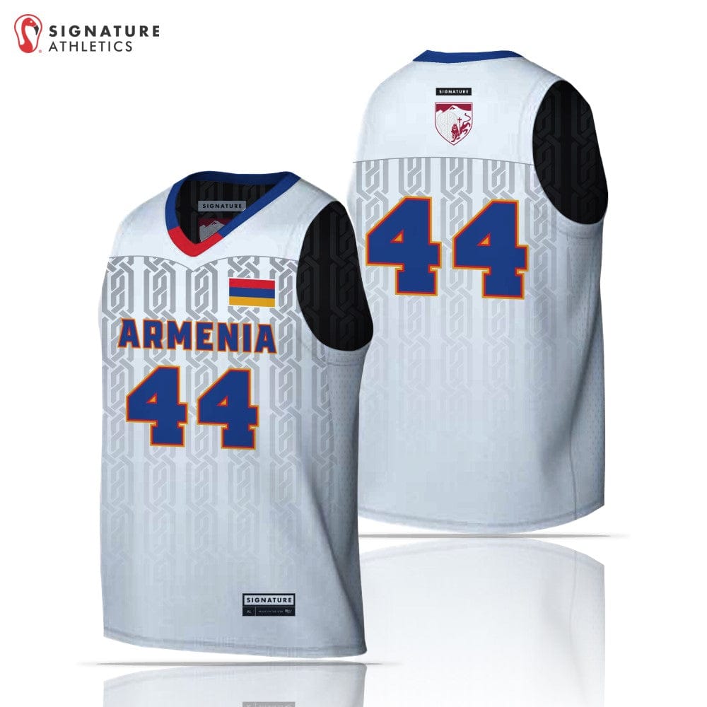 Armenia Lacrosse Men's Pro Sleeveless Game Reversible: Armenia Lacrosse Signature Lacrosse