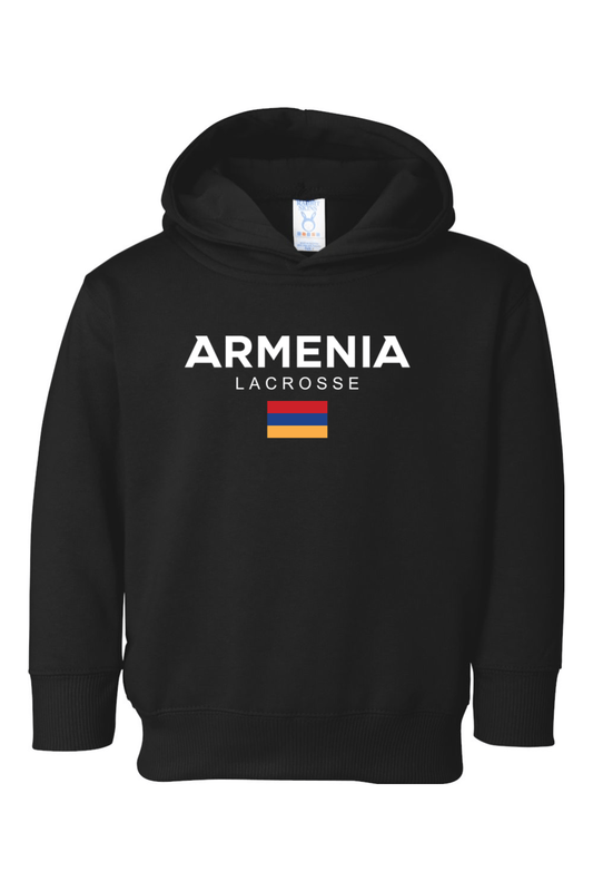 Armenia Lacrosse Toddler Fleece Hoodie Signature Lacrosse