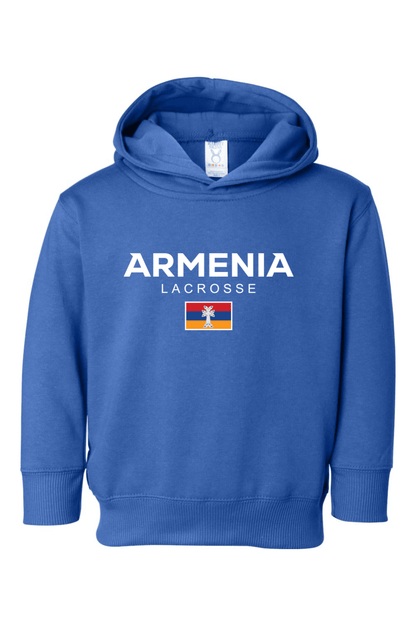 Armenia Lacrosse Toddler Fleece Hoodie Signature Lacrosse
