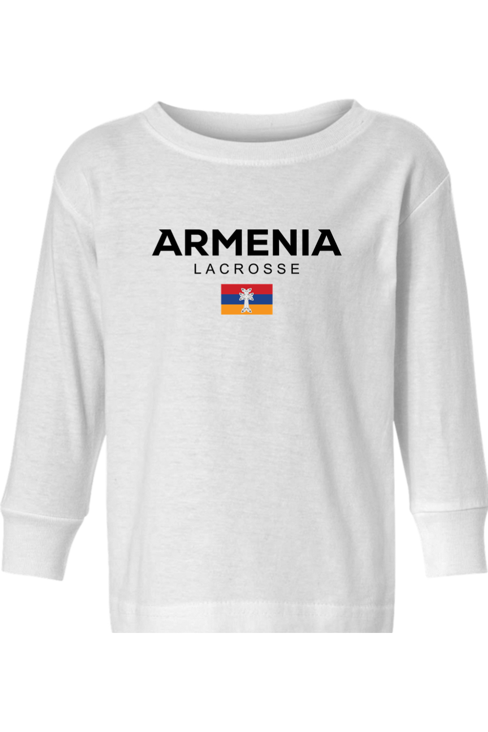 Armenia Lacrosse Toddler Long Sleeve T-Shirt Signature Lacrosse