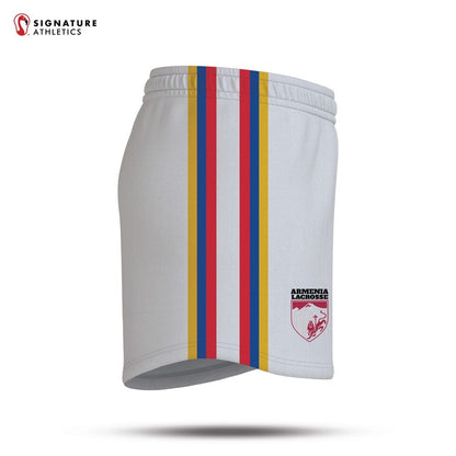 Armenia Lacrosse Women's Goalie Shorts White Signature Lacrosse
