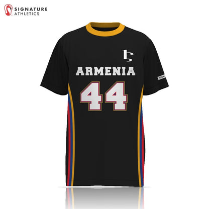 Armenia Lacrosse Women's Player Short Sleeve Tech Tee Dark Signature Lacrosse