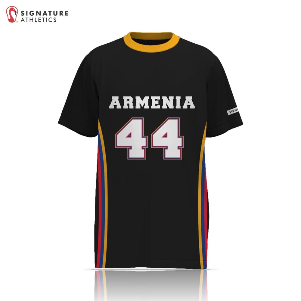Armenia Lacrosse Women's Player Short Sleeve Tech Tee Dark Signature Lacrosse