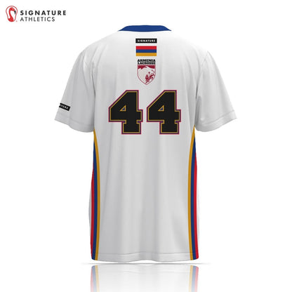 Armenia Lacrosse Women's Player Short Sleeve Tech Tee White Signature Lacrosse