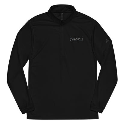 ASIST Embroidered adidas Quarter Zip Pullover Signature Lacrosse