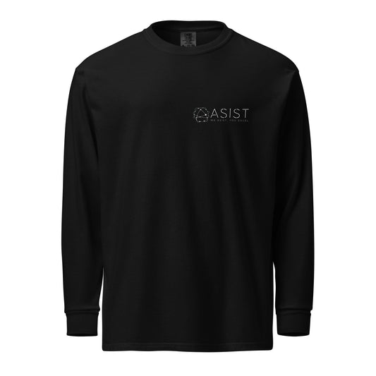 ASIST Garment-Dyed Heavyweight Long Sleeve Shirt Signature Lacrosse