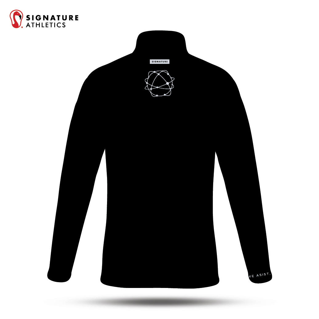 ASIST Men's Black Quarter-Zip Signature Lacrosse