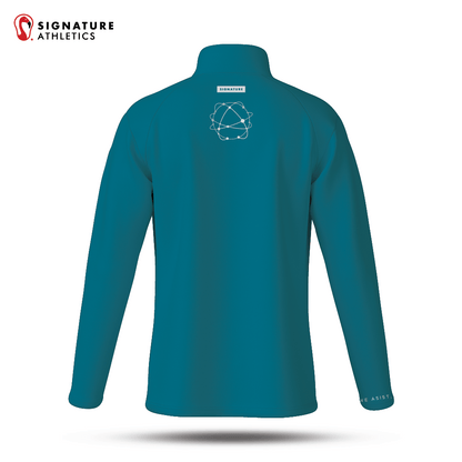 ASIST Men's Green Quarter-Zip Signature Lacrosse