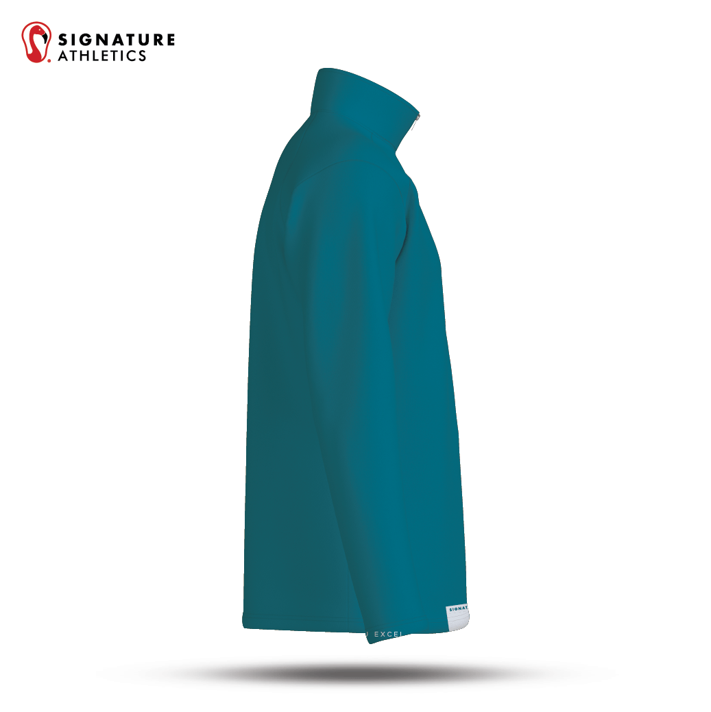 ASIST Men's Green Quarter-Zip Signature Lacrosse