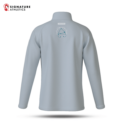 ASIST Men's Silver Quarter-Zip Signature Lacrosse