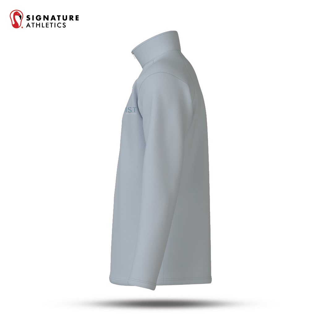 ASIST Men's Silver Quarter-Zip Signature Lacrosse