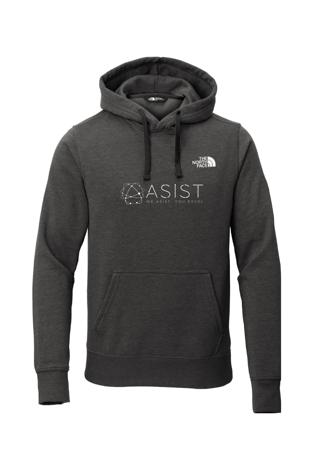 ASIST North Face Chest Logo Pullover Hoodie Signature Lacrosse