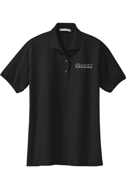ASIST Port Authority Ladies Silk Touch Polo Signature Lacrosse