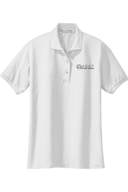 ASIST Port Authority Ladies Silk Touch Polo Signature Lacrosse