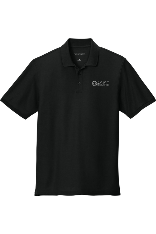 ASIST Port Authority Wearever Signature Pique Polo Signature Lacrosse
