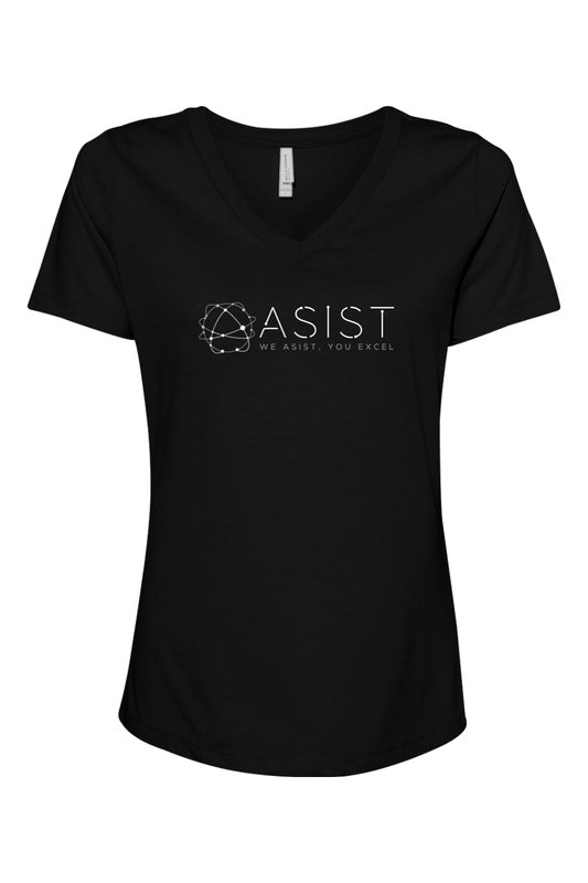 ASIST Women's Relaxed V-Neck T-Shirt Signature Lacrosse