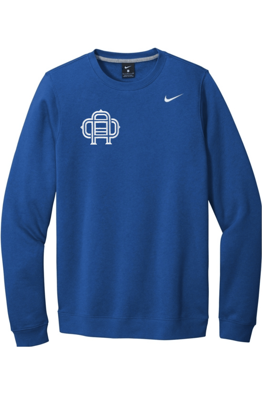 Atletico Orlando Embroidered Nike Club Fleece Crew Signature Lacrosse