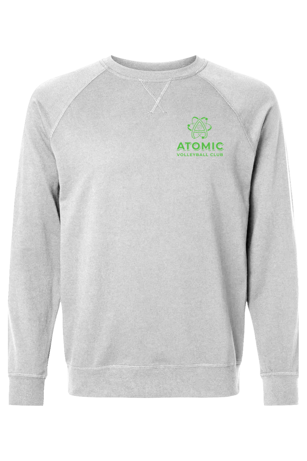 Atomic Volleyball Adult Heavyweight Raglan Long Sleeve Signature Lacrosse