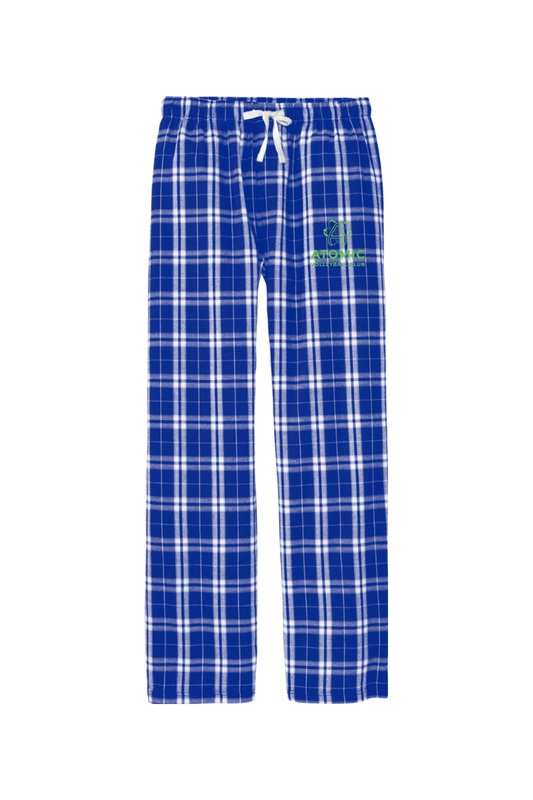 Atomic Volleyball Adult Men's Flannel Plaid Pants Signature Lacrosse