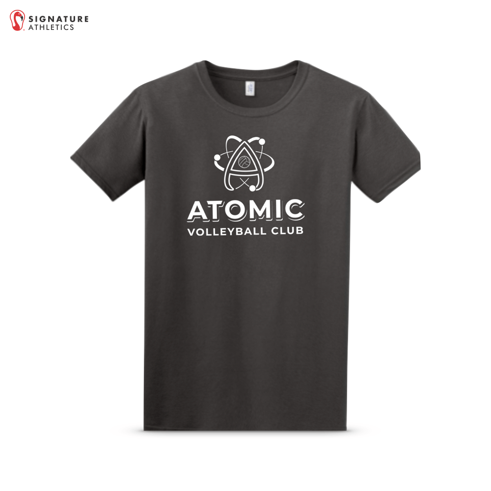 Atomic Volleyball Charcoal Softstyle T-Shirt Signature Lacrosse