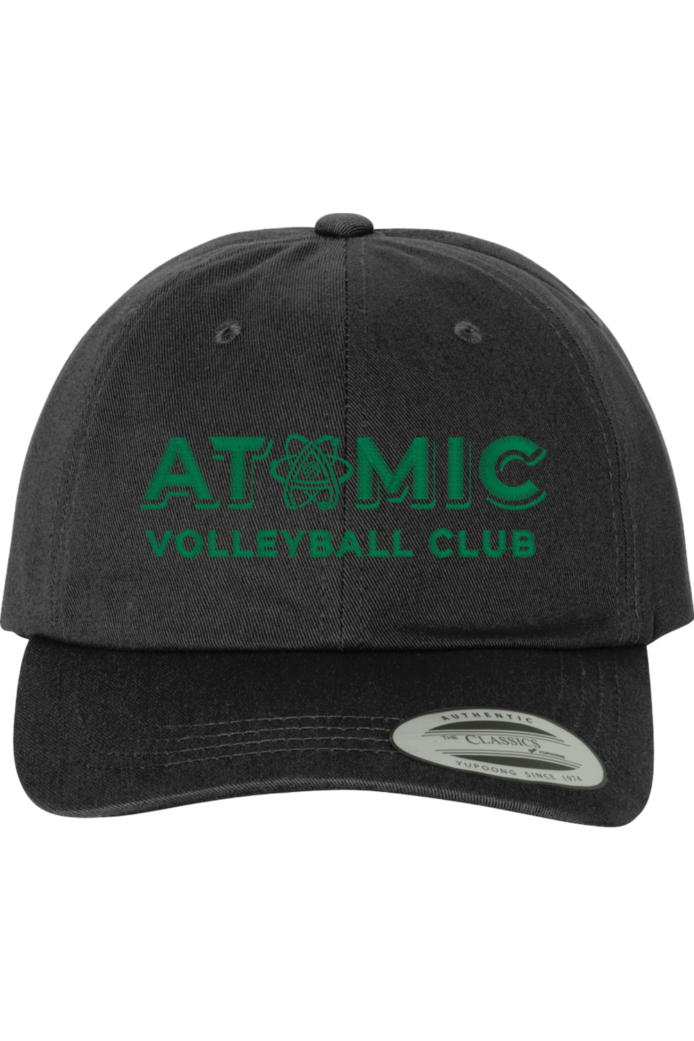Atomic Volleyball Embroidered Dad Hat Signature Lacrosse