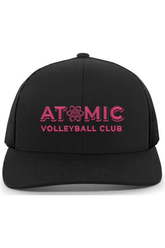 Atomic Volleyball Embroidered Trucker Hat Signature Lacrosse
