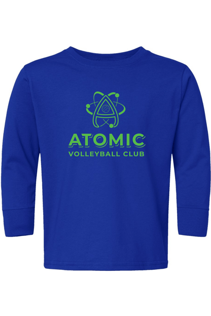 Atomic Volleyball Toddler Long Sleeve T-Shirt Signature Lacrosse