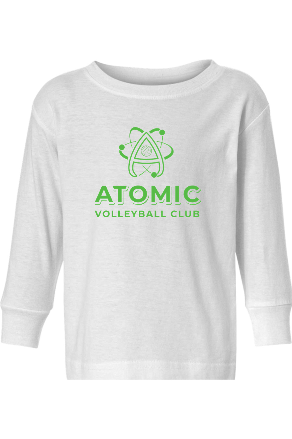 Atomic Volleyball Toddler Long Sleeve T-Shirt Signature Lacrosse
