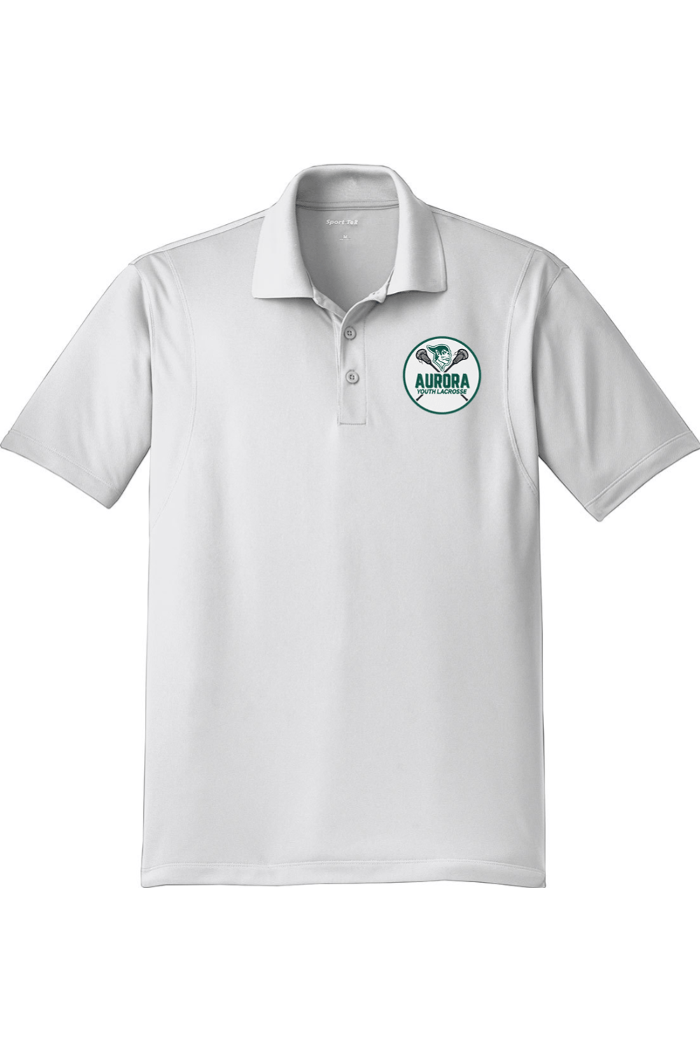 Aurora Lacrosse Adult Embroidered Athletic Polo Signature Lacrosse
