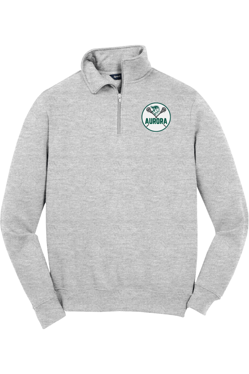 Aurora Lacrosse Adult Embroidered Quarter-Zip Pullover Signature Lacrosse