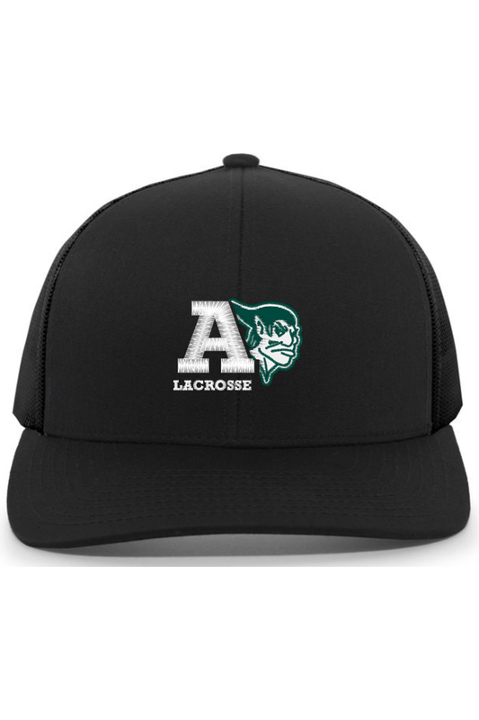 Aurora Lacrosse Embroidered Trucker Hat Signature Lacrosse