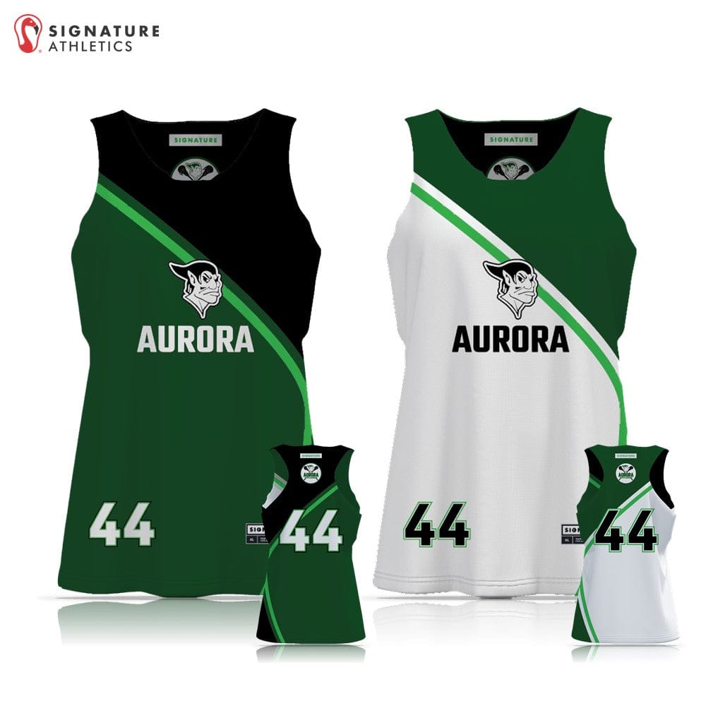 Aurora Youth Lacrosse Women's Player Reversible Pinnie: Aurora Youth LC Signature Lacrosse