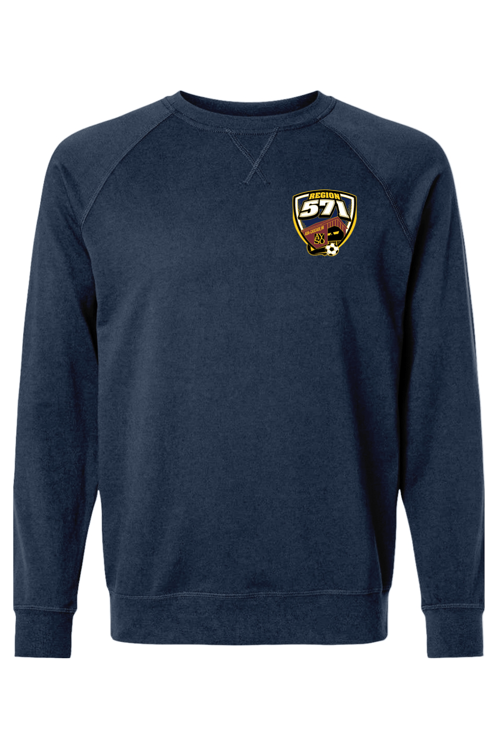 AYSO Adult Heavyweight Raglan Long Sleeve Signature Lacrosse