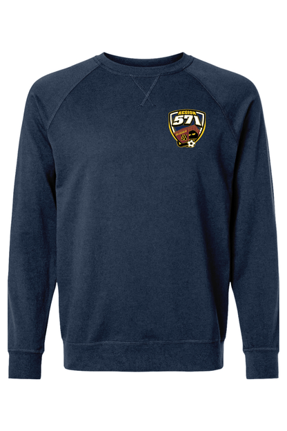 AYSO Adult Heavyweight Raglan Long Sleeve Signature Lacrosse