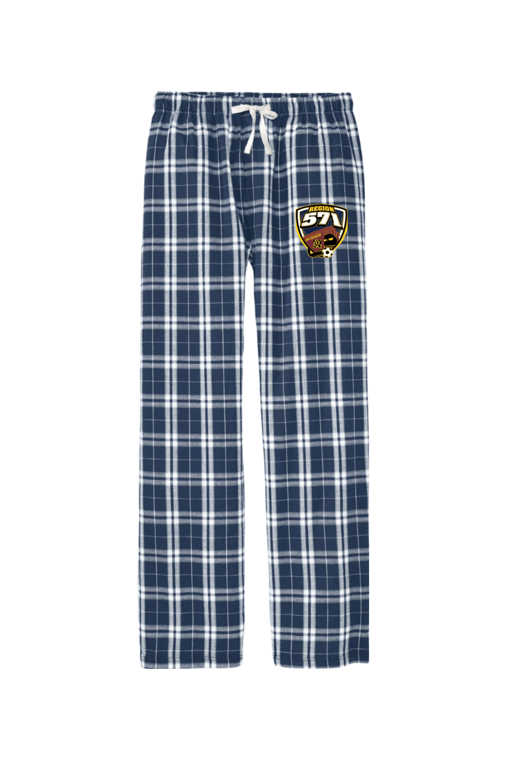 AYSO Adult Men's Flannel Plaid Pants Signature Lacrosse
