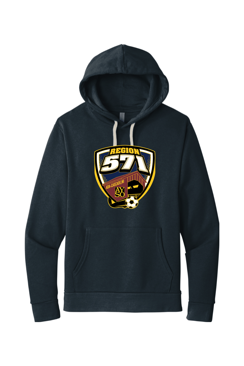 AYSO Adult Premium Lightweight Hoodie Signature Lacrosse