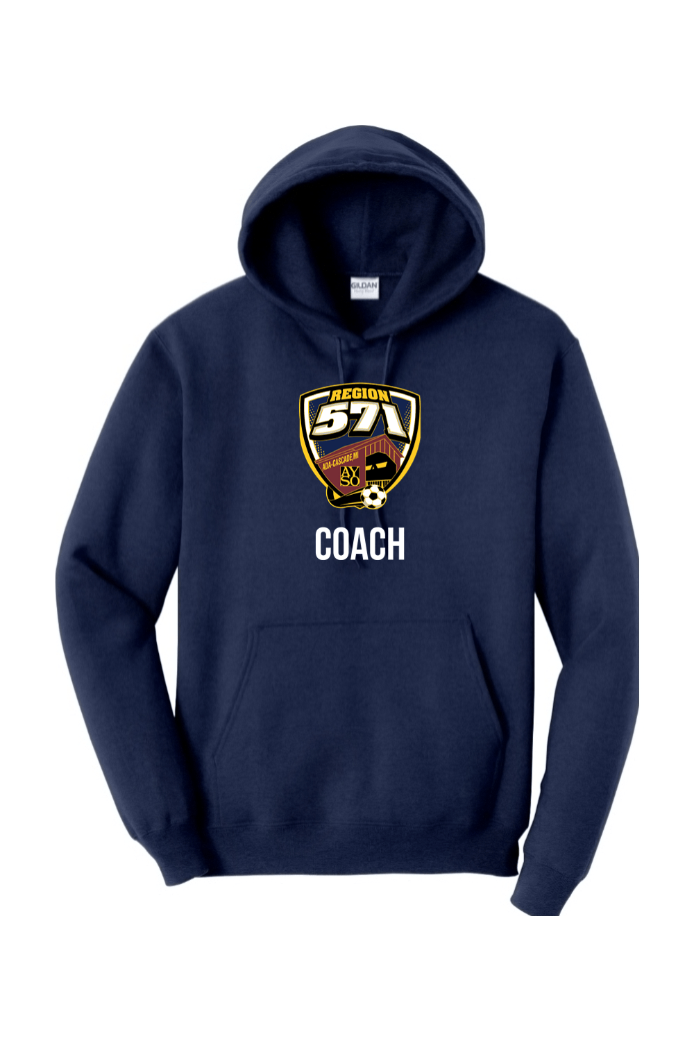 AYSO Region 571 Gildan Heavy Blend Hooded Sweatshirt Signature Lacrosse