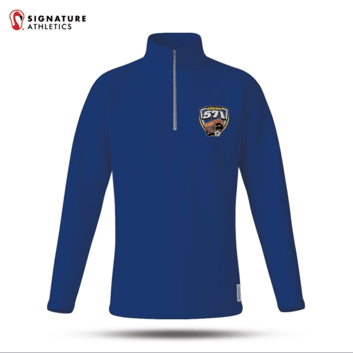 AYSO Region 571 Men's Coach Quarter Zip Signature Lacrosse