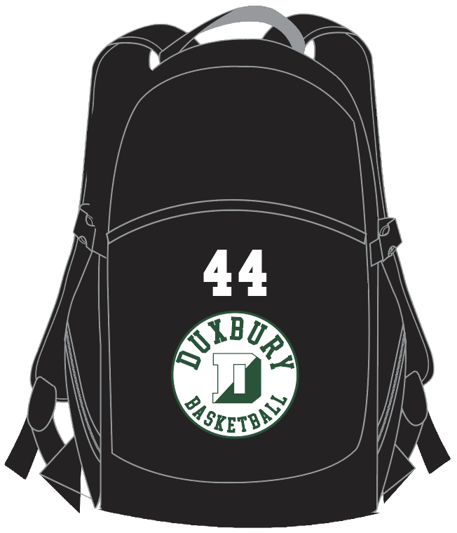 Duxbury Basketball Player Monster Backpack