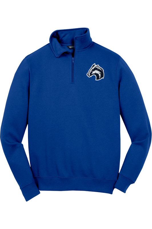 Badger Prime LC Adult Embroidered Quarter-Zip Pullover Signature Lacrosse