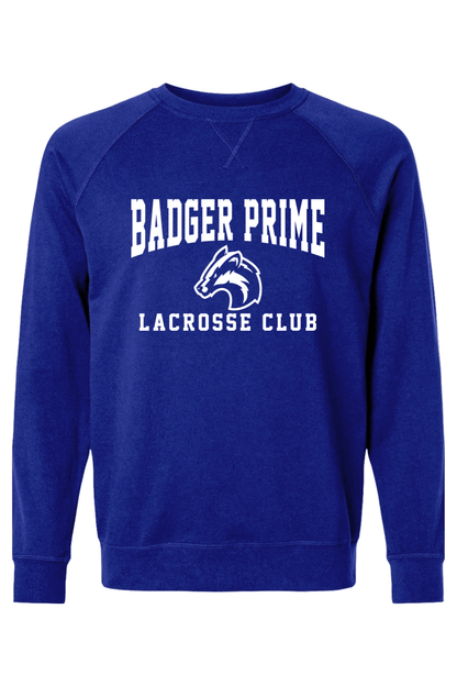 Badger Prime LC Adult Heavyweight Raglan Long Sleeve Signature Lacrosse